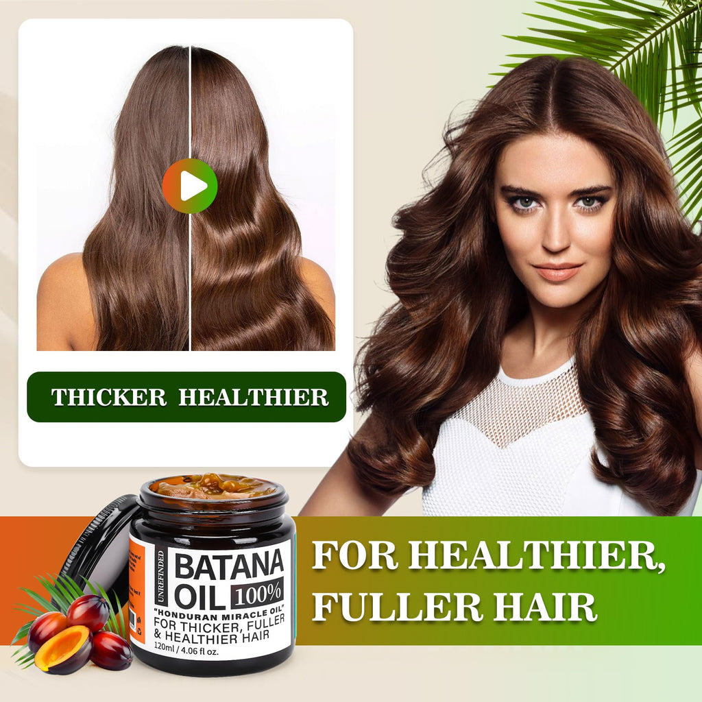 Fadelo Organic Batana Oil for Hair Growth – 100% Pure Batana from Honduras, 4 fl oz
