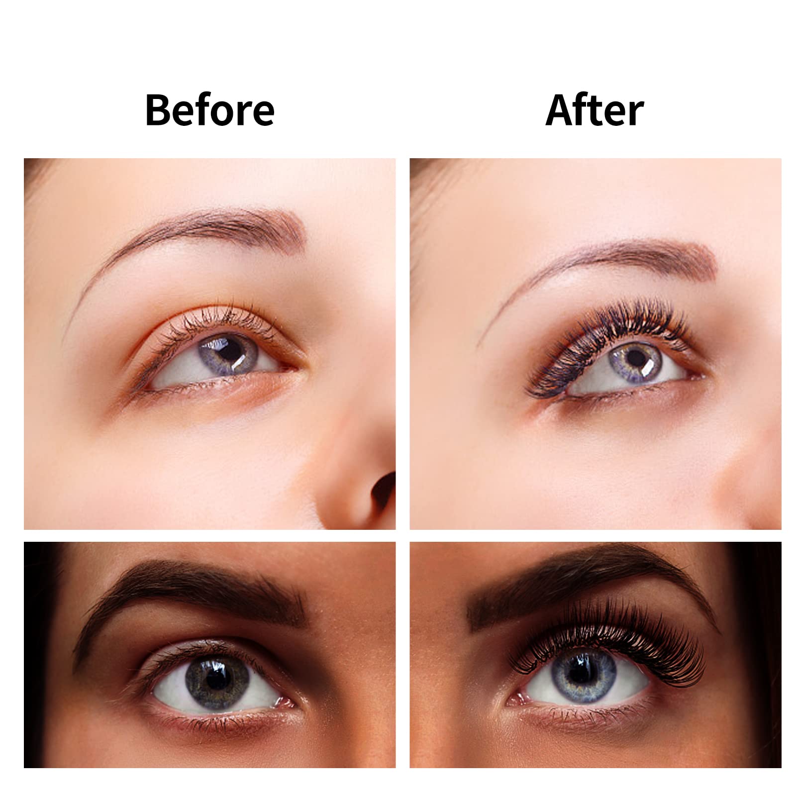 FADLASH Lash Extension 1000 Fans Premade Tray – Mixed D Curl 10D-0.07D, 13-16mm