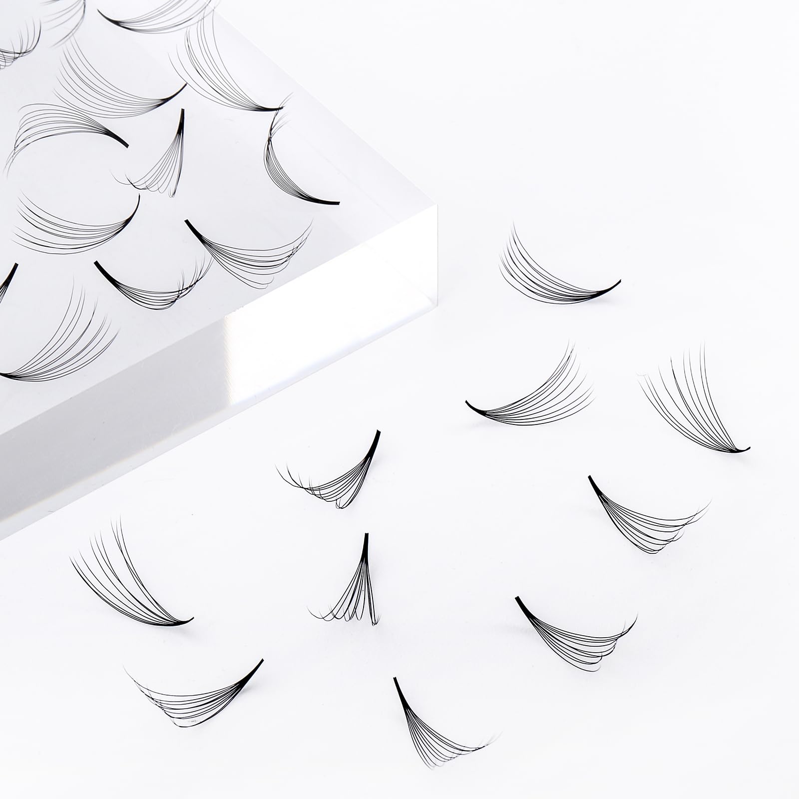 FADLASH Premade Fans Lash Extensions – 1000pcs Volume Fans, D Curl, 9–16mm (10D–20D)