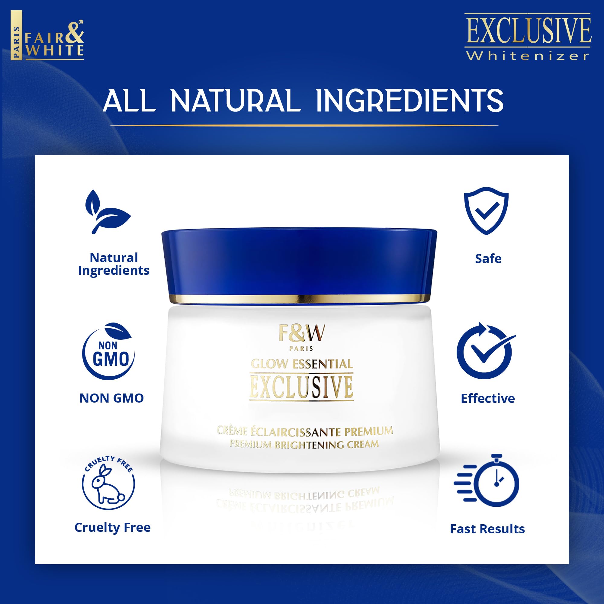 Fair & White Exclusive Fade Face & Body Cream – 200ml