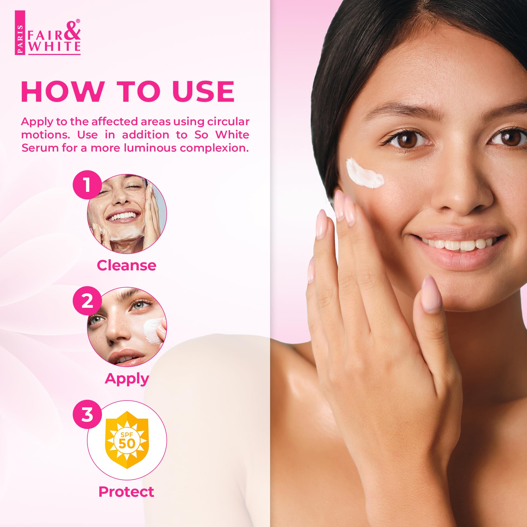 Fair & White So White Perfector Cream – 50ml Skin Brightening Moisturizer
