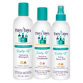 Fairy Tales Curly Q Kids 3-Pack: Hydrating Shampoo, Conditioner & Spray Gel - Paraben, Sulfate, Gluten & Nut Free