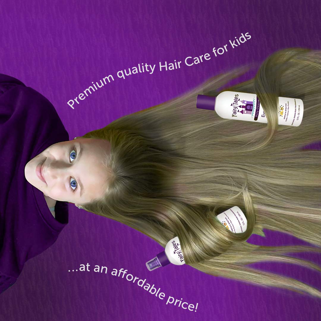 Fairy Tales Daily Cleanse Kids Shampoo & Conditioner | Sulfate Free & Dye Free | Gentle, Nourishing Hair Care for Girls & Boys