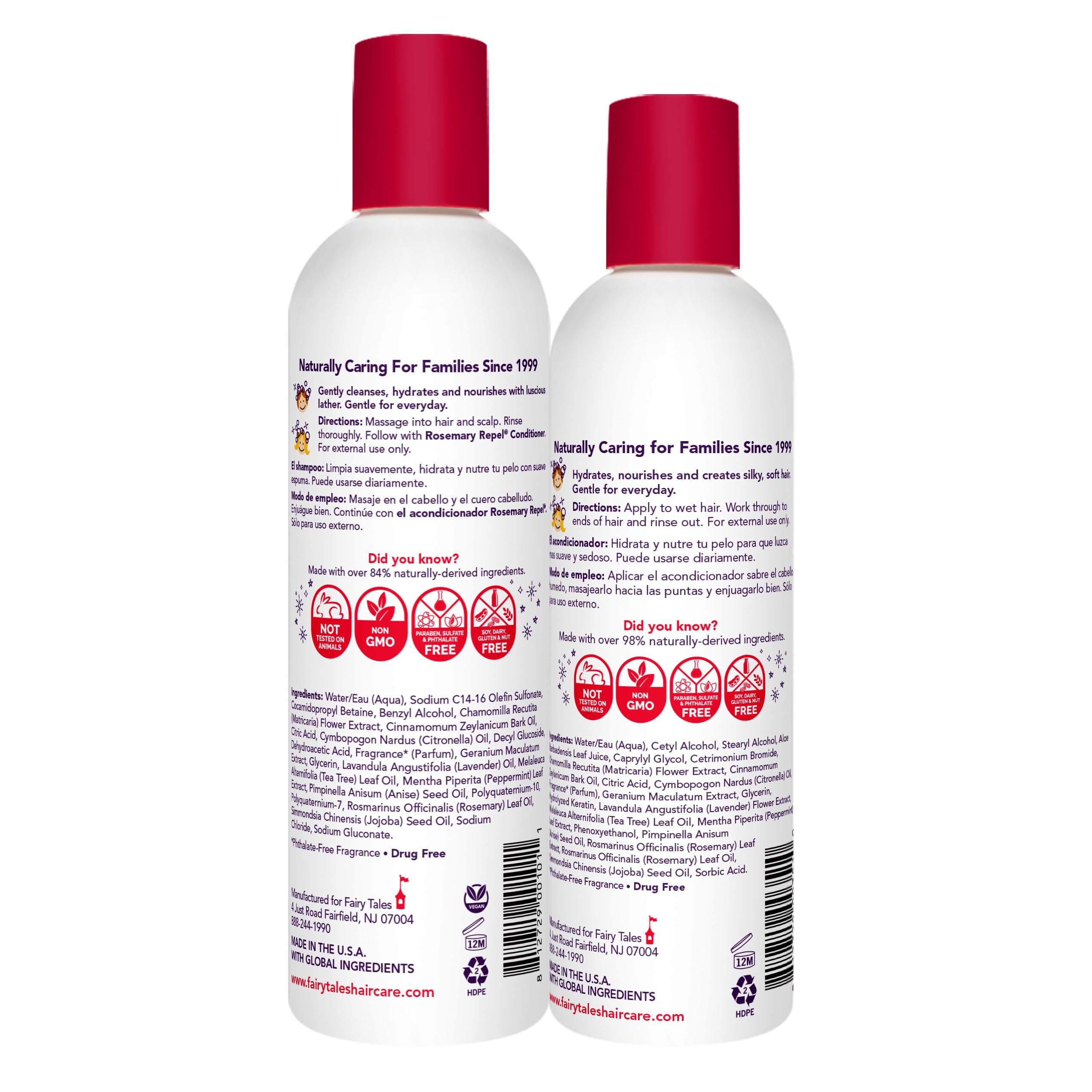 Fairy Tales Rosemary Repel Shampoo & Conditioner Duo for Kids — 12 oz + 8 oz
