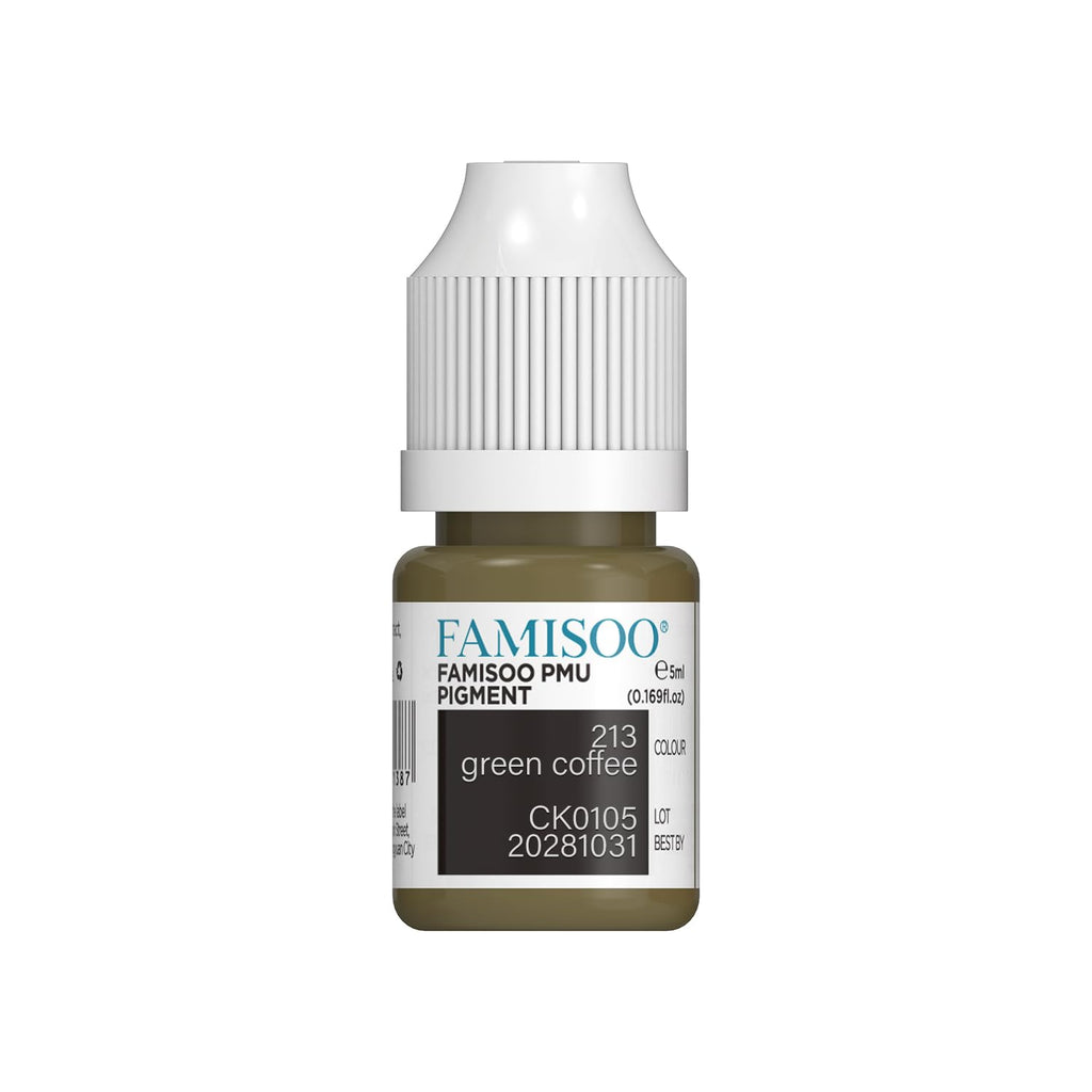 FAMISOO PMU Eyebrow Pigments 0.169oz/5ml | Long-Lasting Microblading Ink