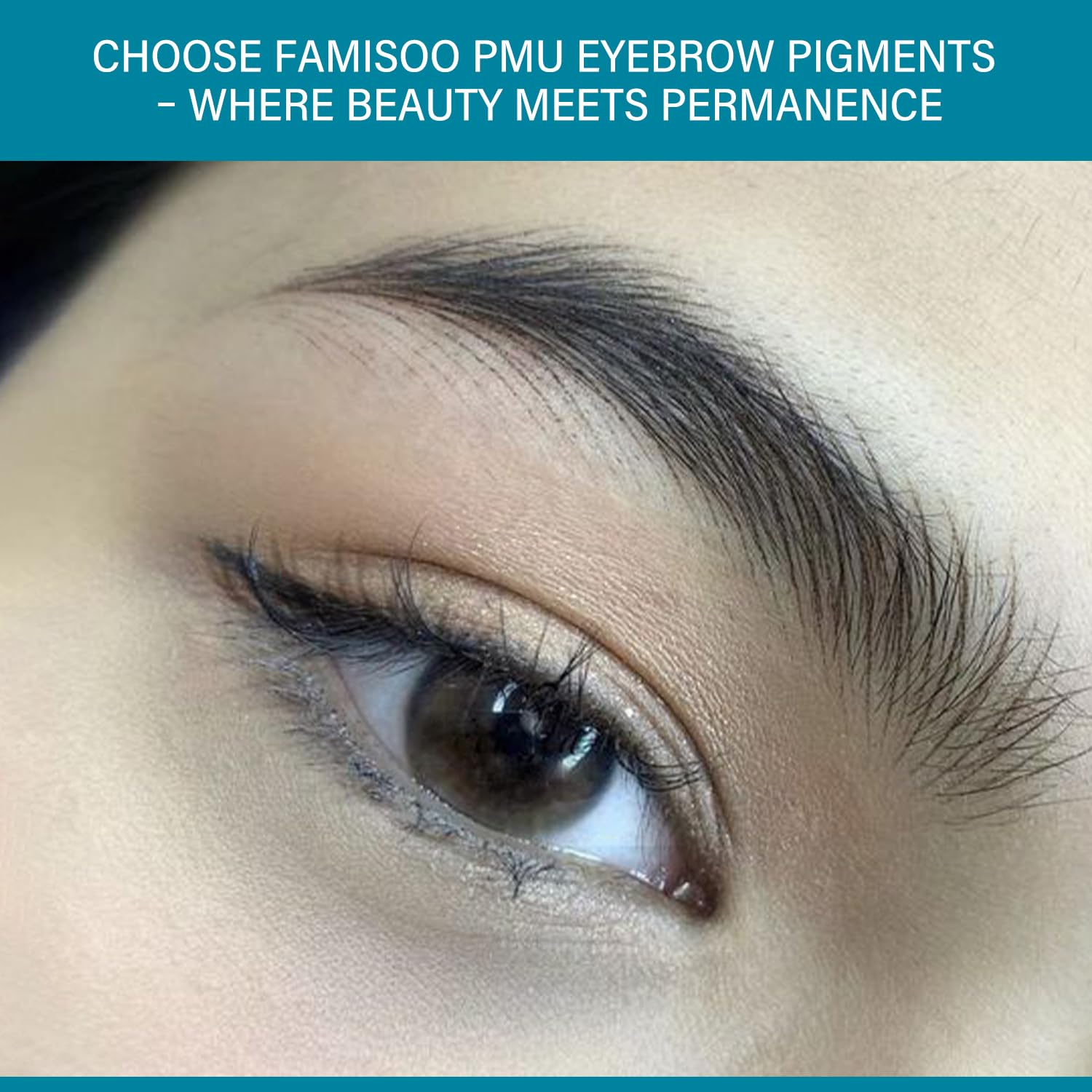 FAMISOO PMU Eyebrow Pigments 0.169oz/5ml | Long-Lasting Microblading Ink