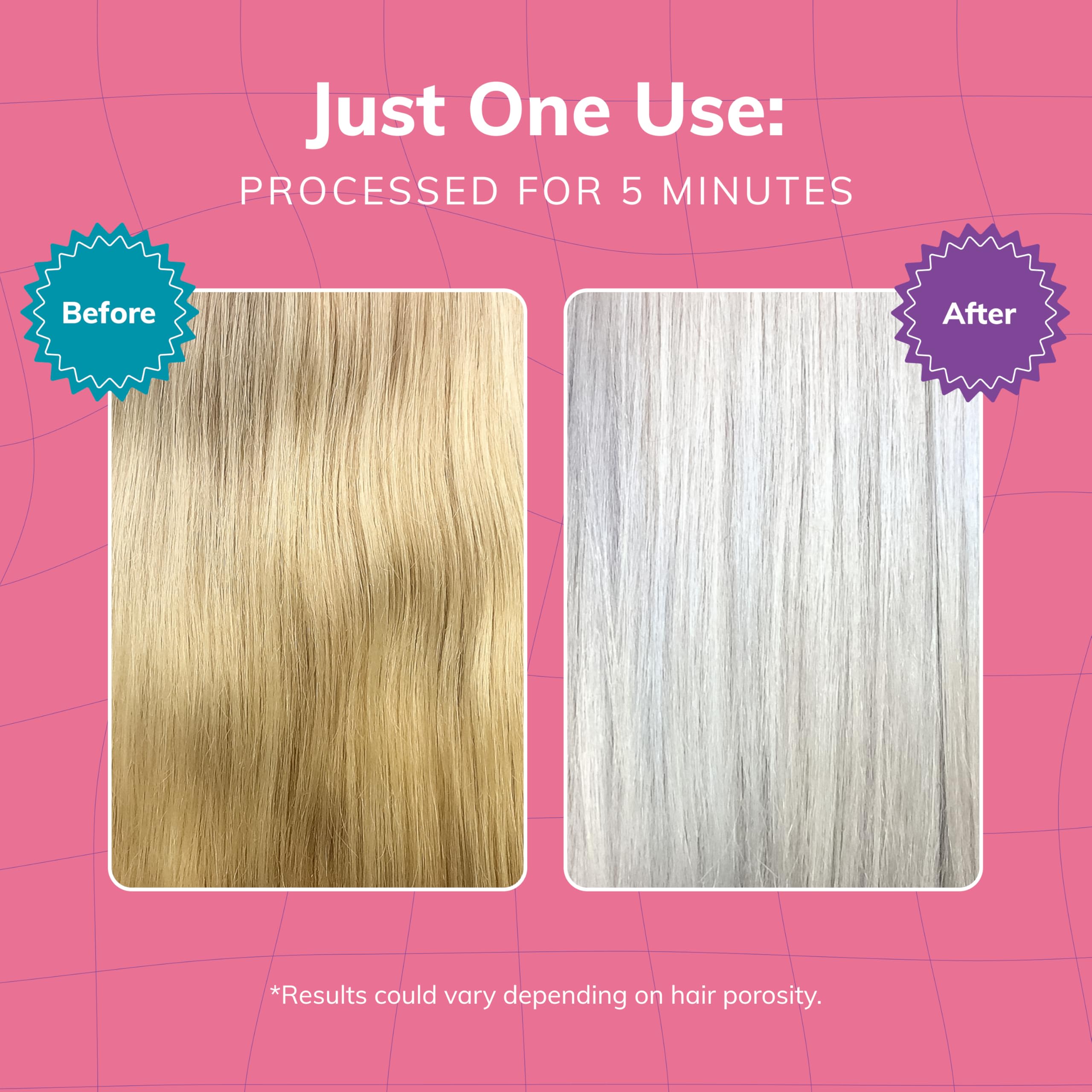 Fanola No Yellow Purple Shampoo – Neutralizes Brassiness for Grey, Blonde & Bleached Hair (11.8 fl oz, 2 Pack)