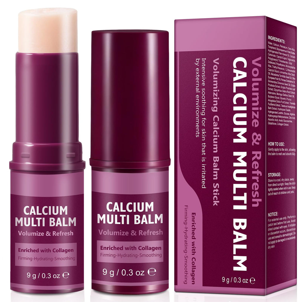 FANSHI Calcium Multi Balm Stick – Firming, Hydrating & Smoothing for Eyes, Face & Neck (2-Pack)