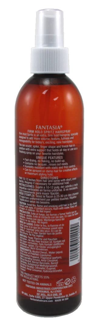 Fantasia Spritz Liquid Mousse – 12 oz with Bonus Pump (Firm Hold) – 6 Pack (354 ml)