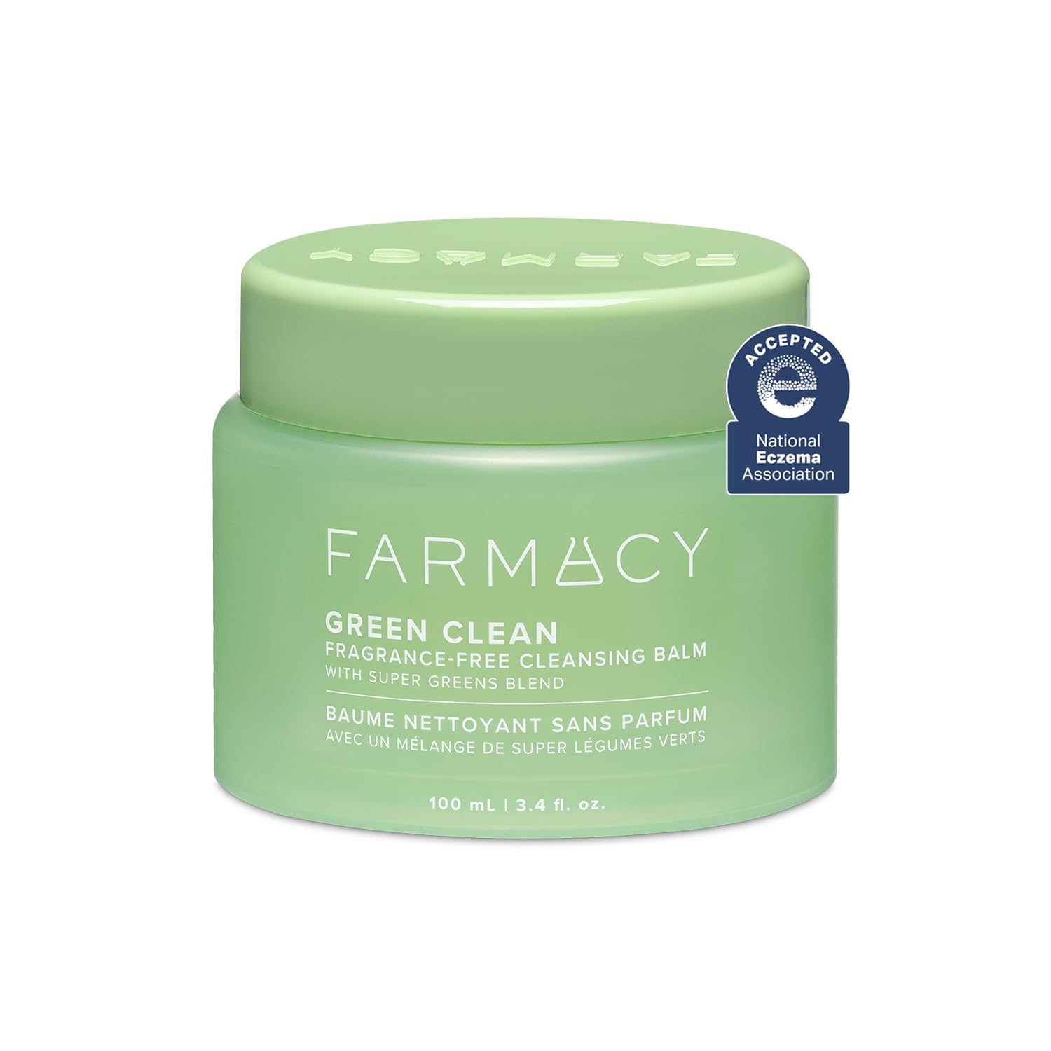 Farmacy Green Clean Waterproof Makeup Remover Balm for Sensitive Skin - Fragrance Free, 100ml