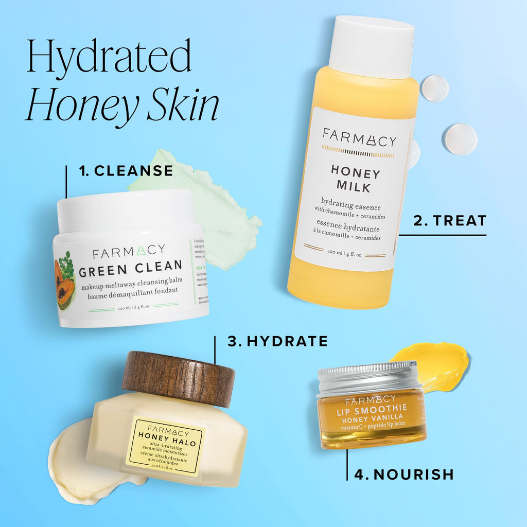 Farmacy Honey Halo Ceramide Moisturizer – Ultra Hydration with Buckwheat Honey & Ceramides (15ml)