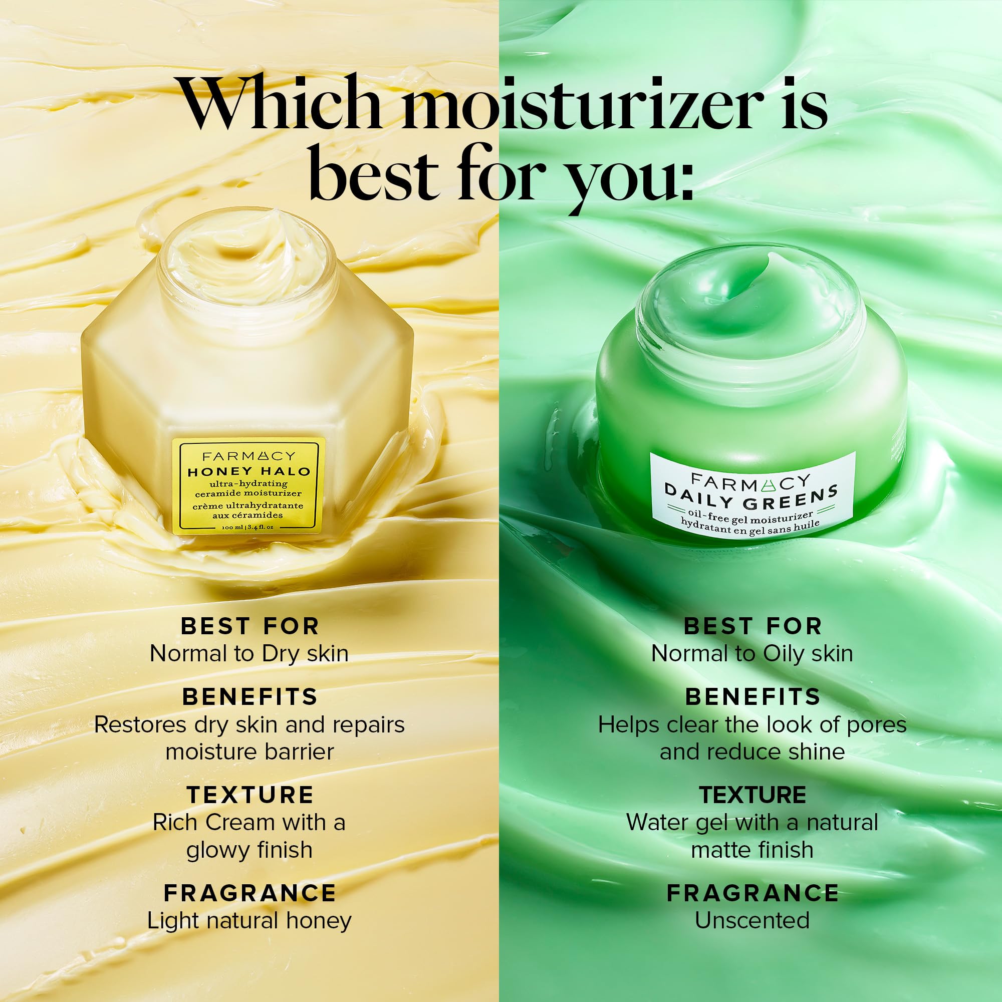 Farmacy Travel Face Moisturizer – Oil-Free Hydration with Hyaluronic & Polyglutamic Acids | Fragrance-Free