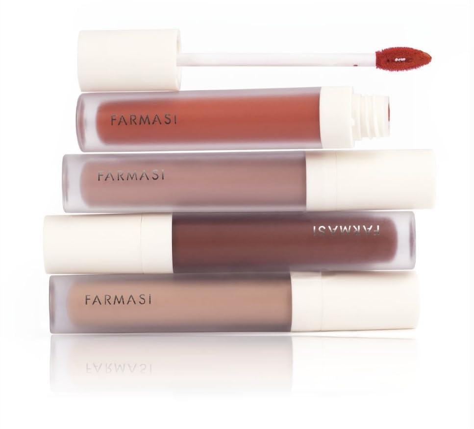 Farmasi Matte Liquid Lipstick Red Love – Long-Lasting, Ultra-Comfortable Color