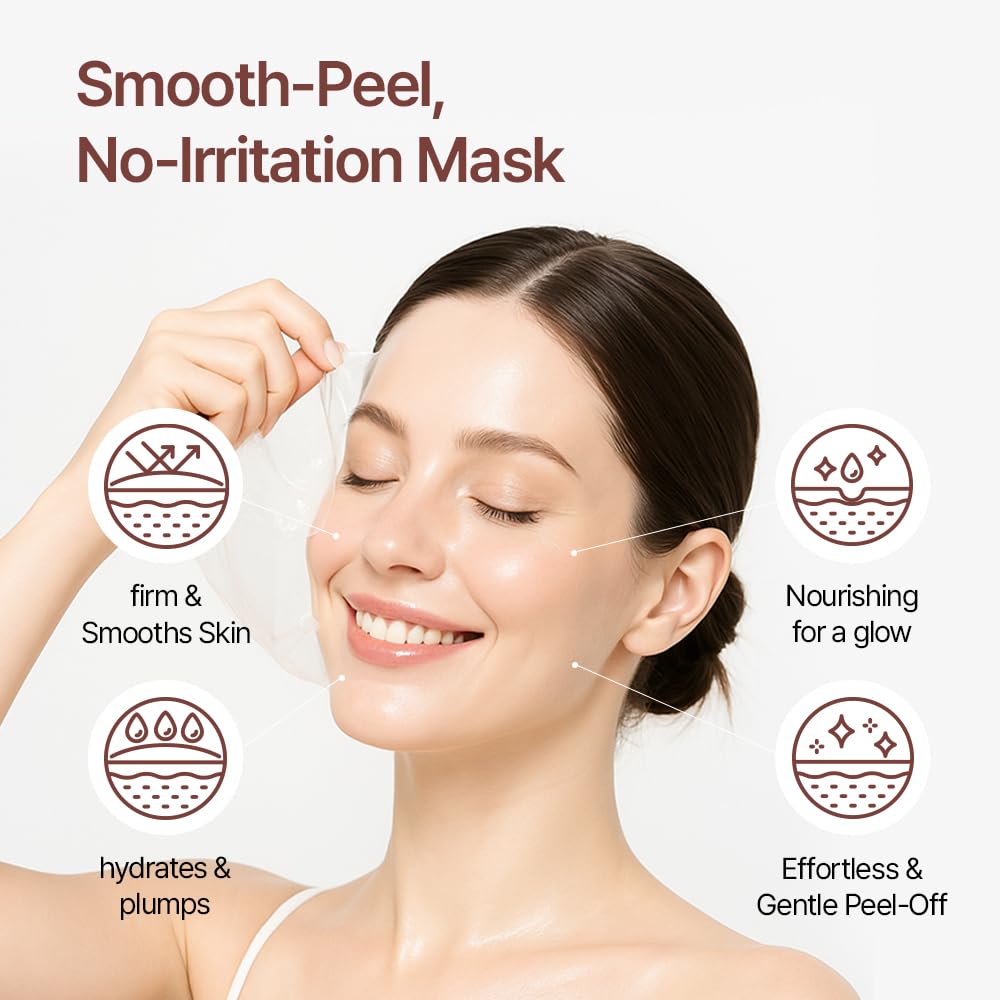 FARMSTAY Rice & Hyaluronic Acid Real Wrapping Mask – Glass Skin Glow & Hydration (5.07 fl oz) with Spatula