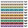 FARRED 25mm Faux Mink Lashes – 50 Pairs, 10 Styles, 6D Dramatic Bulk Lashes