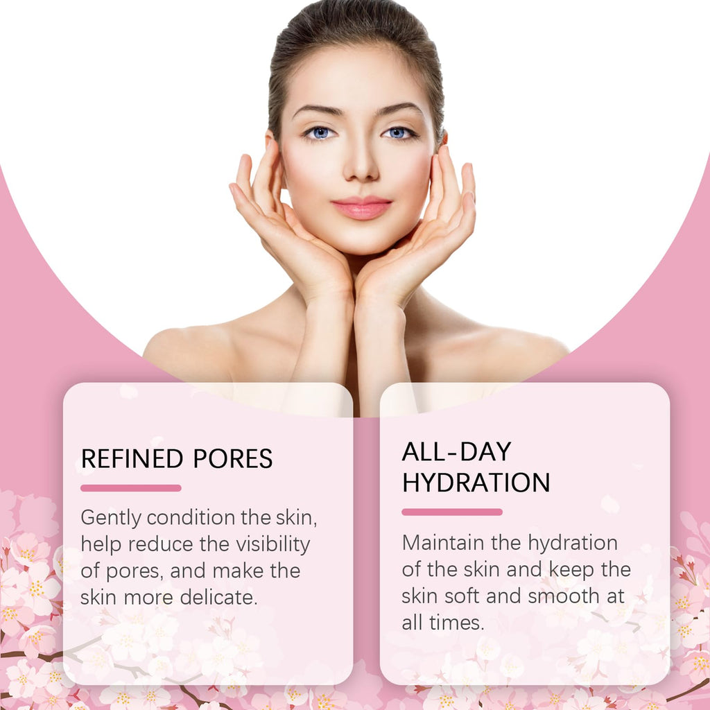 Fashion Base Sakura Skincare Set – 33-Piece Teen & Women Facial Care Kit