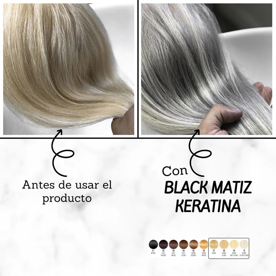 FASHIONCOTTONLLC Black Keratina Matiz Hair Treatment by Jehesmipa | Smooth, Frizz-Reducing Keratin for Color-Treated Hair