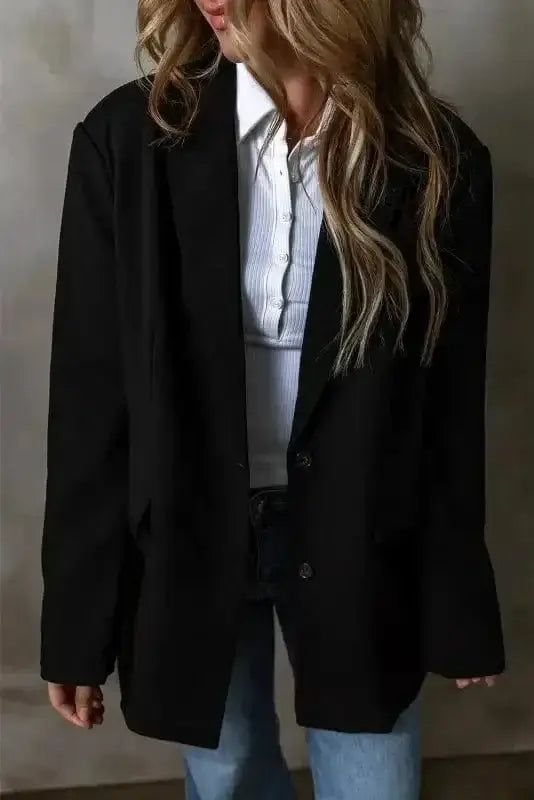 Classic Lapel Blazer Women UK