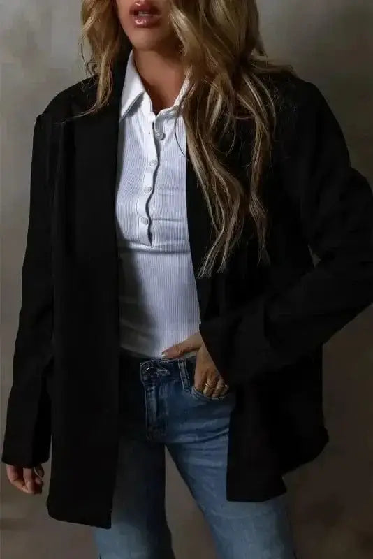 Classic Lapel Blazer Women UK