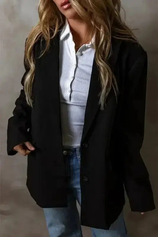 Classic Lapel Blazer Women UK