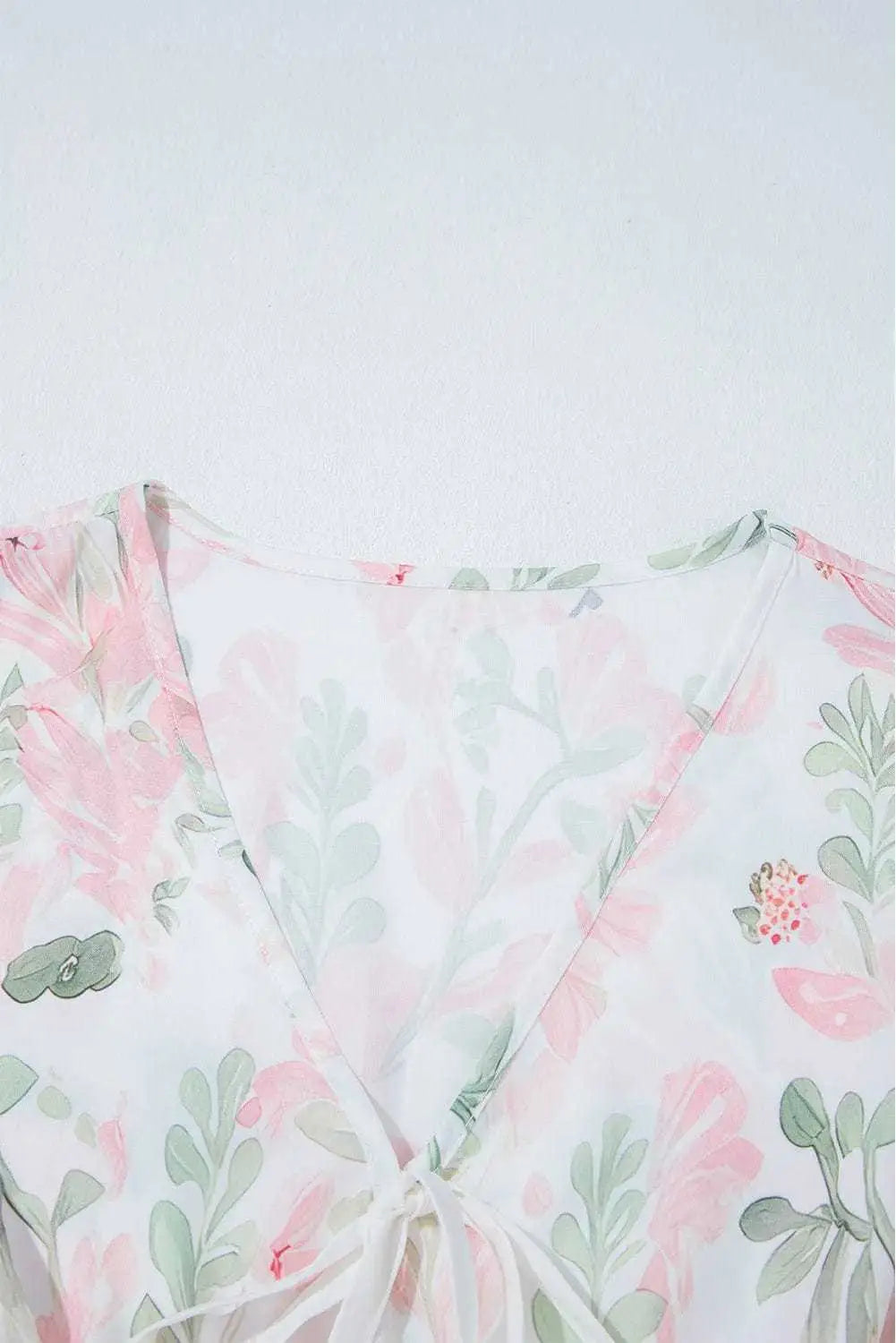 Floral Puff Sleeve Peplum Blouse Women UK | Wedding Guest