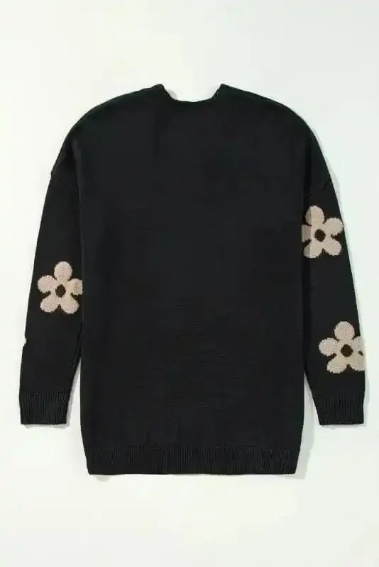 Loose Floral Print Cardigan Women UK