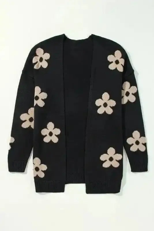 Loose Floral Print Cardigan Women UK