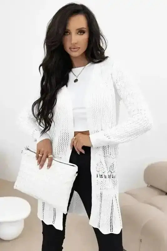 Boho Braid Crochet Cardigan Women UK