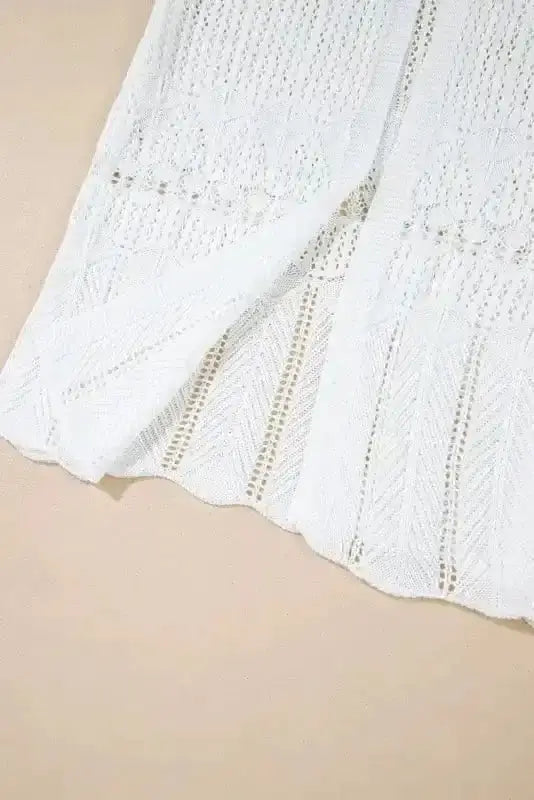 Boho Braid Crochet Cardigan Women UK