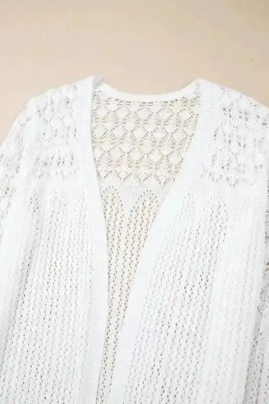 Boho Braid Crochet Cardigan Women UK