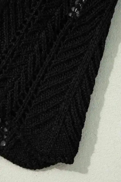 Boho Braid Crochet Cardigan Women UK