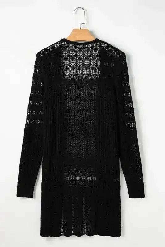 Boho Braid Crochet Cardigan Women UK