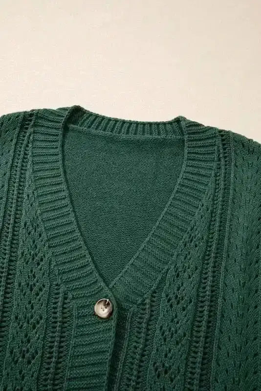 Open Knit Longline Cardigan Women UK