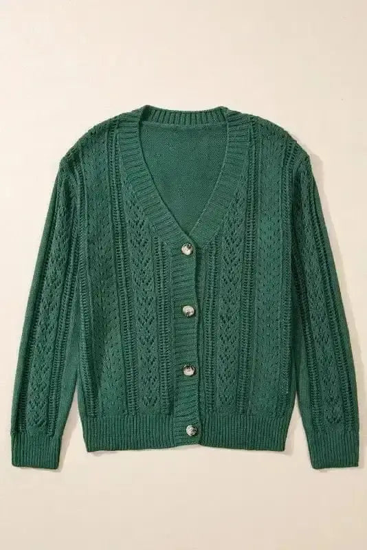 Open Knit Longline Cardigan Women UK