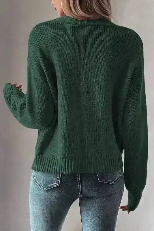 Open Knit Longline Cardigan Women UK