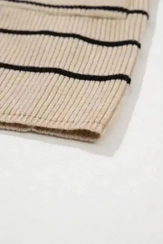 Shawl Collar Stripe Cardigan Women UK