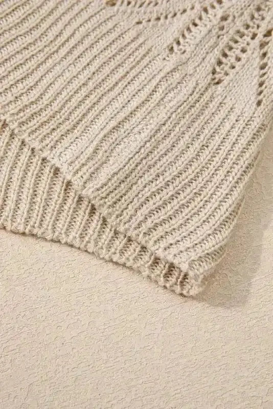 Cable Knit Cream Cardigan Women UK
