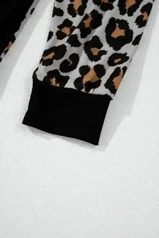 Leopard Open Front Duster Cardigan Women UK