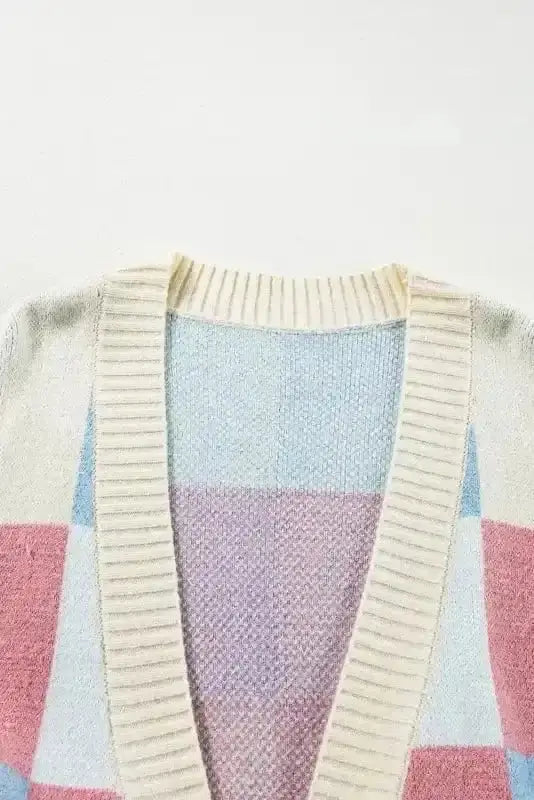Monochrome Mosaic Slouch Cardigan Women UK