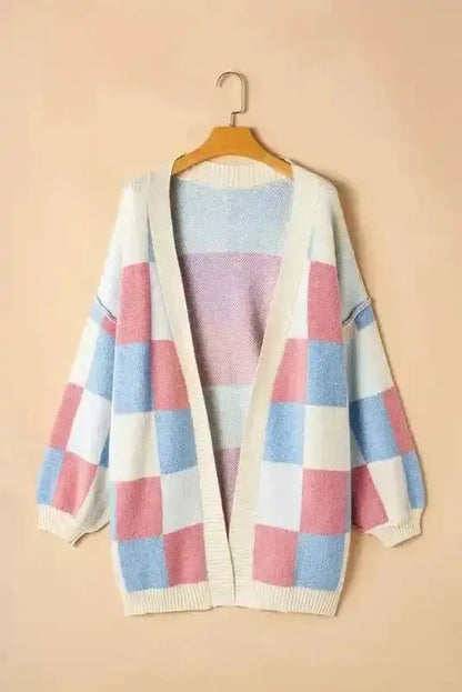 Monochrome Mosaic Slouch Cardigan Women UK