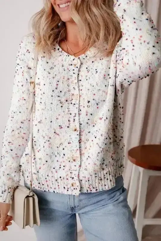 Party Pop Colour Knit Cardigan Women UK