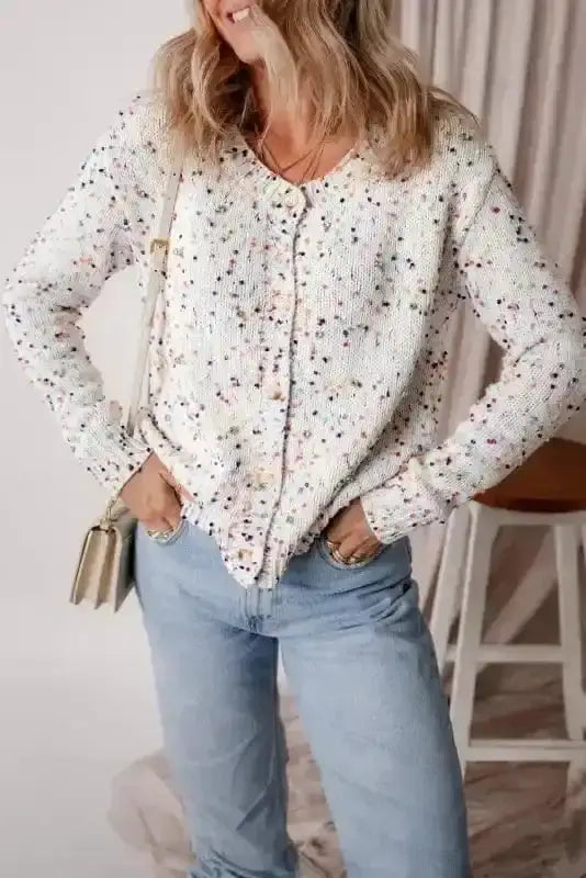 Party Pop Colour Knit Cardigan Women UK
