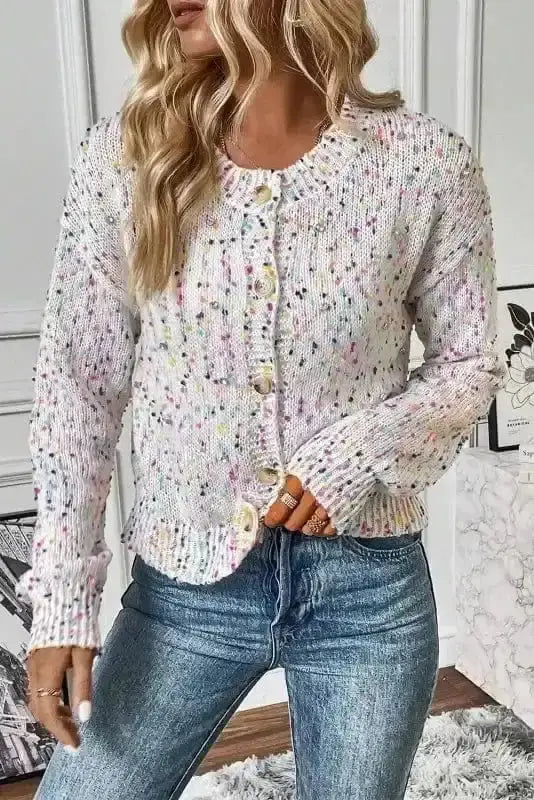 Party Pop Colour Knit Cardigan Women UK