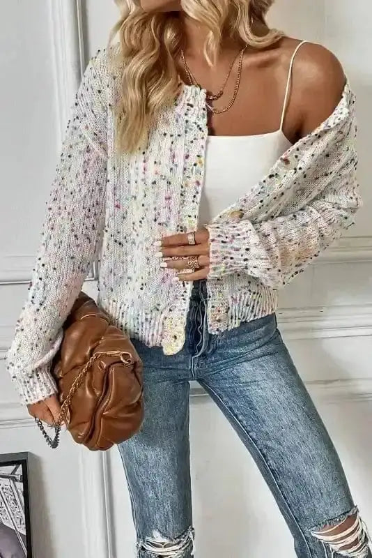 Party Pop Colour Knit Cardigan Women UK
