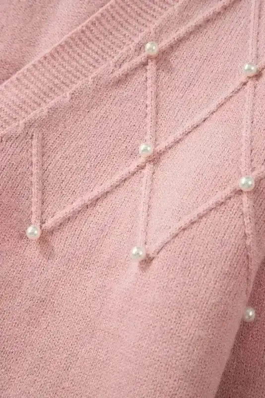 Pearl Button Knit Cardigan Women UK