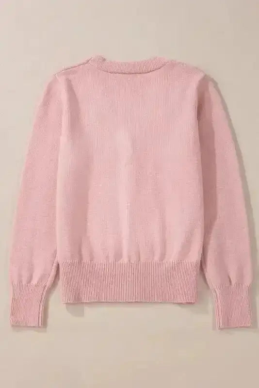 Pearl Button Knit Cardigan Women UK