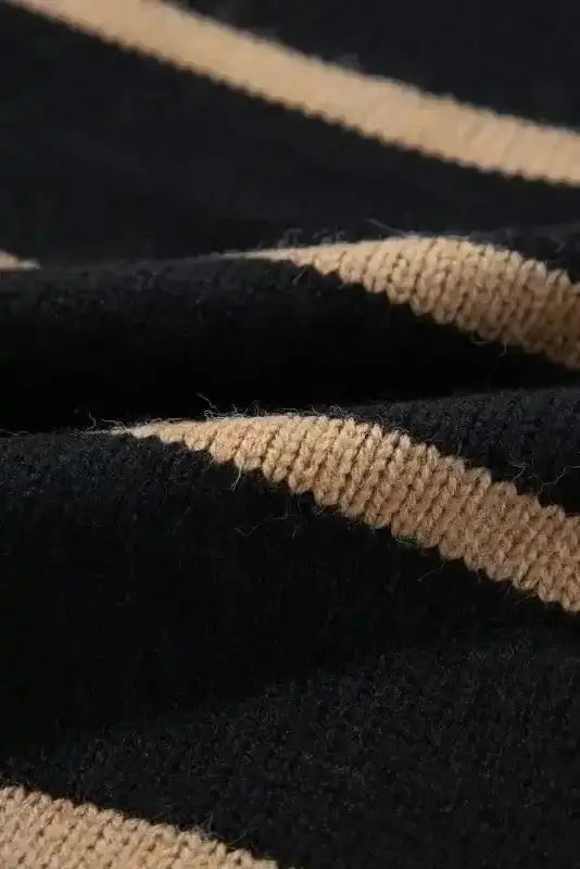 Relaxed Stripe Knit Cardigan Women UK