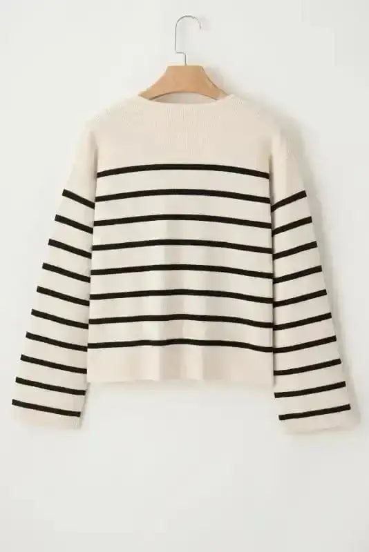 Sable Stripe Button Cardigan Women UK