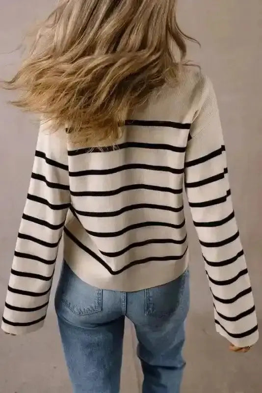 Sable Stripe Button Cardigan Women UK
