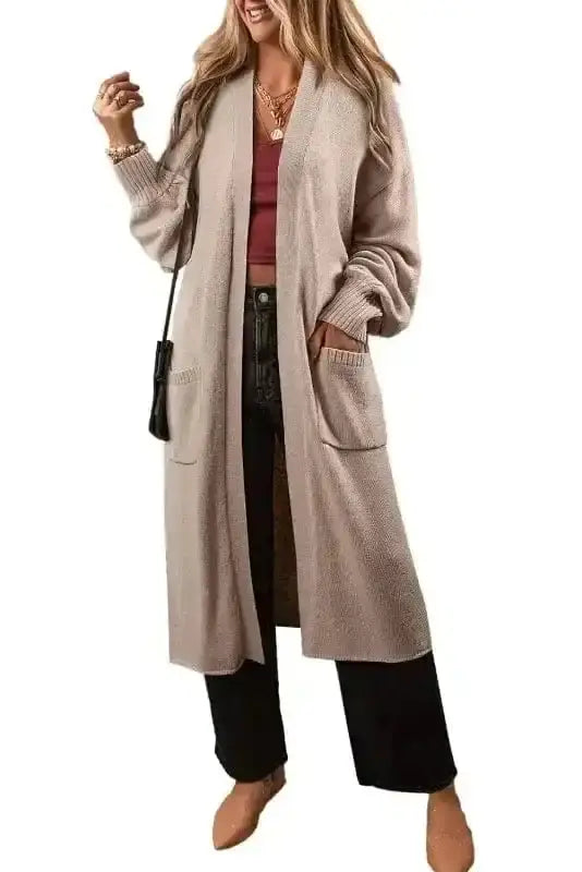 Longline Duster Cardigan Women UK | Beige